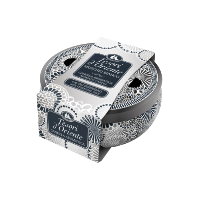 Tesori d'Oriente vonná svíčka Muschio Bianco White Musk 200 g