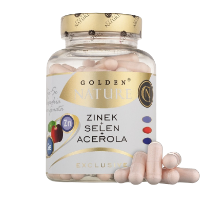 Golden Nature Exclusive Zinek+Selen+Acerola 100 kapslí