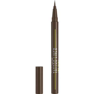 Maybelline New York Tattoo Liner Ink Pen hnědá tekutá oční linka v peru, 1 ml