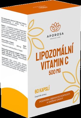 Aporosa Lipozomální vitamin C 500 mg 60 kapslí