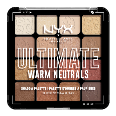 NYX Professional Makeup Ultimate Shadow Palette Warm Neutrals paletka očních stínů