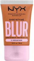 NYX Professional Makeup Bare With Me Blur Tint 12 Medium Dark make-up, 30 ml