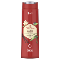 Old Spice Oasis Sprchový gel pro muže 3v1 pro dlouhotrvající svěžest s vůní kouřové vanilky 400 ml