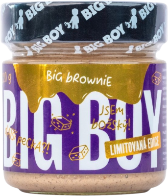 Big Boy Big Brownie - Lískový krém s kešu a bílou čokoládou 220 g