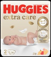 Huggies Extra Care 2, 24 ks