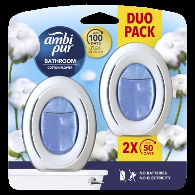 Ambipur Bathroom cotton fresh osvěžovač vzduchu 2 x 7.5 ml