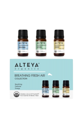 Alteya Organics Set esenciálních olejů "čerstvý vzduch" 3 x 5 ml