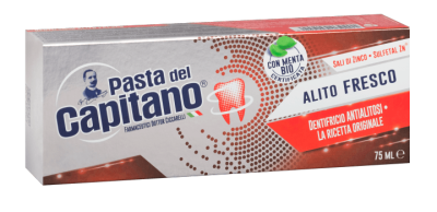 Pasta del capitano Alito fresco - zubní pasta proti zápachu z úst 75 ml