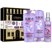 L'Oréal Paris Elseve Hyaluron Plump Vánoční balíček 2023 - šampon + kondicionér + sérum