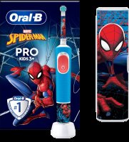 Oral B Pro Kids spiderman elektrický zubní kartáček s designem Oral B Pro Kids spiderman elektrický zubní kartáček s designem