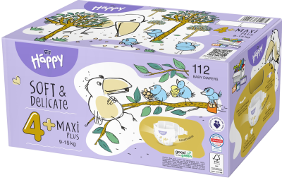BELLA Baby HAPPY Soft&Delicate Maxi Plus Box 2 x 56 ks
