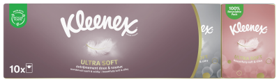 Kleenex Kapesníky papírové Ultra Soft Mini 10 x 7 ks