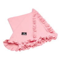 T-Tomi BIO Mušelínová deka s volánkem Pink