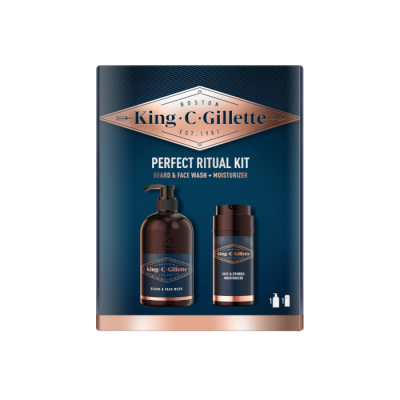 Gillette VB KCG Beard wash 350ml + Moisturiser 100 ml