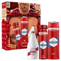 Old Spice Ironman Pro Muže, S Deodorantem Ve Spreji, Sprchovým Gelem A Vodou Po Holení Whitewater