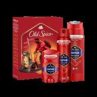 Old Spice Xmass sada Captain deodoranty a sprchový gel 3 ks