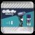 Gillette Dárková Sada: Mach3 Holicí Strojek + Gel Series 75 ml + Krabička