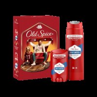 Old Spice Xmass sada Whitewater tuhý deodorant a sprchový gel 50 ml + 250 ml