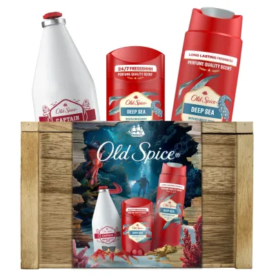 Old Spice Deep Sea Xmas dárková sada v truhle