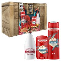 Old Spice Treasure Chest Pro Muže, Tuhý Deodorant A Sprchový Gel Deep Sea A Voda Po Holení Captain