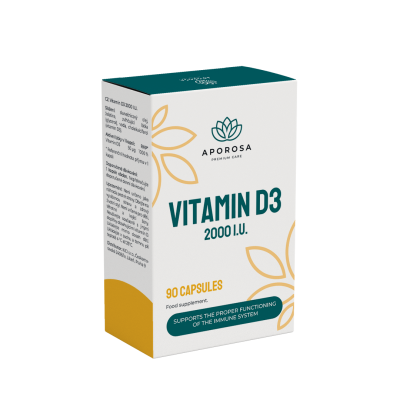 Aporosa Vitamin D3 2000 I.U. 90 ks