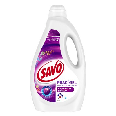 Savo gel na barevné prádlo 48 pracích dávek 2.4 l