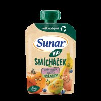 Sunar BIO Smícháček banán, hruška, borůvka, dýně, batát 100 g