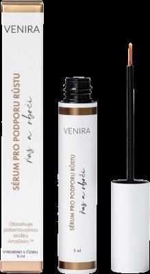 Venira Sérum pro podporu růstu řas a obočí 5 ml Venira Sérum pro podporu růstu řas a obočí 5 ml