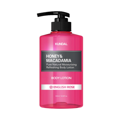 Kundal Honey&Macadamia Body Lotion - vyživující tělové mléko s vůní růže 500 ml Kundal Honey&Macadamia Body Lotion - vyživující tělové mléko s vůní růže 500 ml