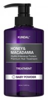 Kundal Honey&Macadamia Treatment - hydrointenzivní proteinová kúra na vlasy Baby Powder 500 ml