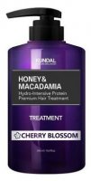 Kundal Honey&Macadamia Treatment - hydrointenzivní proteinová kůra na vlasy Cherry Blossom 500 ml