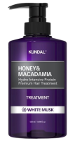 Kundal Honey&Macadamia Treatment - hydrointenzivní proteinová kúra na vlasy White Musk 500 ml Kundal Honey&Macadamia Treatment - hydrointenzivní proteinová kúra na vlasy White Musk 500 ml