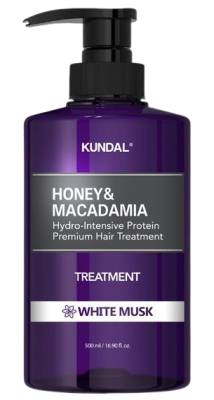 Kundal Honey&Macadamia Treatment - hydrointenzivní proteinová kúra na vlasy White Musk 500 ml Kundal Honey&Macadamia Treatment - hydrointenzivní proteinová kúra na vlasy White Musk 500 ml
