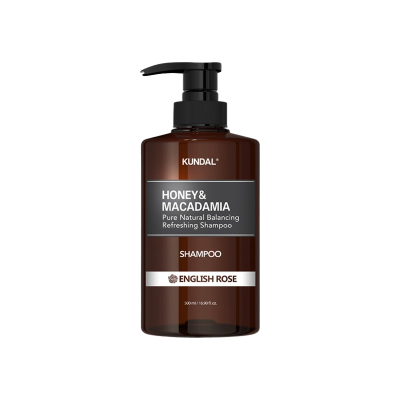 Kundal Honey&Macadamia Nature Shampoo English Rose - přírodní hydratační šampon 500 ml Kundal Honey&Macadamia Nature Shampoo English Rose - přírodní hydratační šampon 500 ml