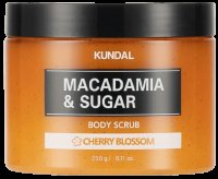 Kundal Macadamia&Sugar Body Scrub přírodní tělový peeling s vůní Třešňového Květu 550 g Kundal Macadamia&Sugar Body Scrub přírodní tělový peeling s vůní Třešňového Květu 550 g