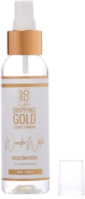 Dripping Gold Samoopalovací mlha na obličej Wonder Water Light/Medium 100 ml