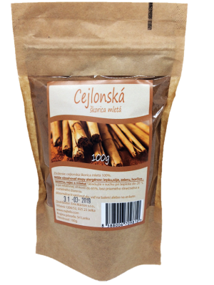 Najtelo Cejlonská skořice mletá Ceylon 100g