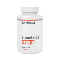 GymBeam Vitamin D3 2000 IU, bez příchuti 240 měkkých tobolek