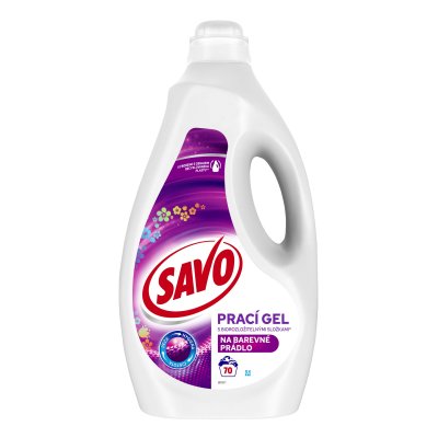 Savo prací gel barevné prádlo 3.5 l