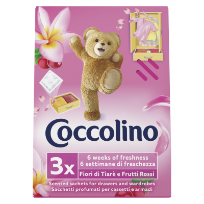 Coccolino vonné sáčky růžové 3 ks