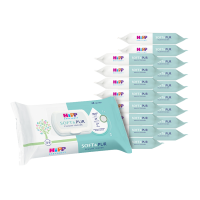 HiPP Babysanft vlhčené ubrousky Soft&Pur + víčko 18x48ks 18 x 48 ks HiPP Babysanft vlhčené ubrousky Soft&Pur + víčko 18x48ks 18 x 48 ks
