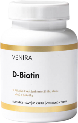 Venira D-Biotin 80 kapslí