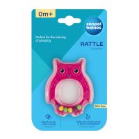 Canpol babies Chrastítko sova - růžové