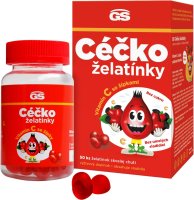 GS Céčko se šípky želatinky bez cukru 50ks