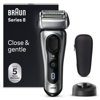 Braun Series 8 8417s elektrický holicí strojek, mokré i suché holení, s nabíjecím stojánkem