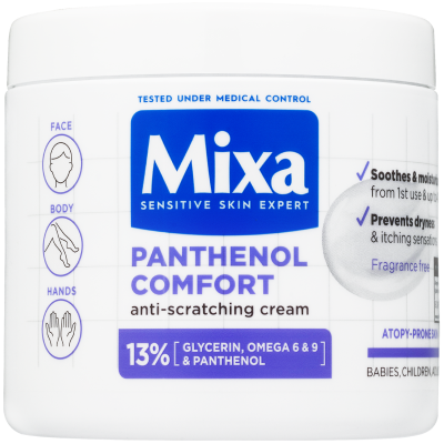 Mixa Panthenol Comfort obnovující tělová péče i pro pokožku se sklonem k atopii, 400 ml