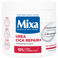Mixa Urea Cica Repair+ regenerační tělová péče pro velmi suchou a hrubou pokožku, 400 ml