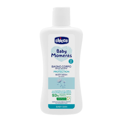 Chicco Šampon na tělo Baby Moments Protection 93 % přírodních složek 200 ml Chicco Šampon na tělo Baby Moments Protection 93 % přírodních složek 200 ml