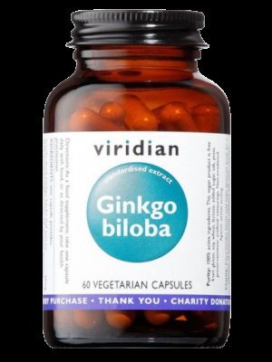 Viridian Ginkgo Biloba 60kapslí