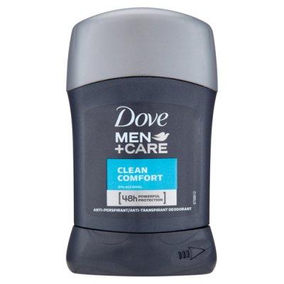 DOVE MEN+CARE Men+Care Clean Comfort tuhý antiperspirant pro muže 50 ml